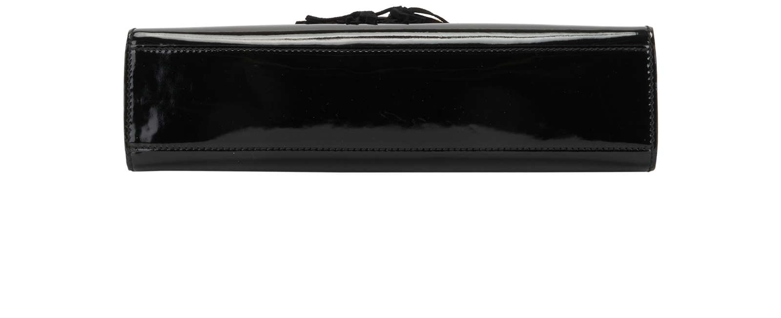 Medium Emily, &pound;495, Handbags, Black, Patent Leather, Top view